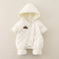 Cozy Cotton-Padded Infant Romper