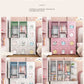 Modern Simplicity Children Bedroom Furniture Folding Wardrobe Cabinets Storage Locker Plastic Collapsible Box Clothes Closet