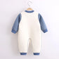 Winter Unisex Fashion Long Sleeve Baby Boy Girl Romper 100%Cotton Soft Jumpsuit