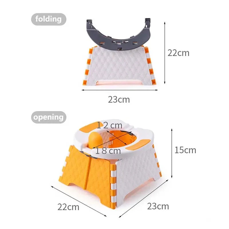 Portable Children's Travel Potty – Car & Toilet Training Seat