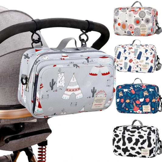 Multifunctional Diaper Backpack – Stroller-Friendly