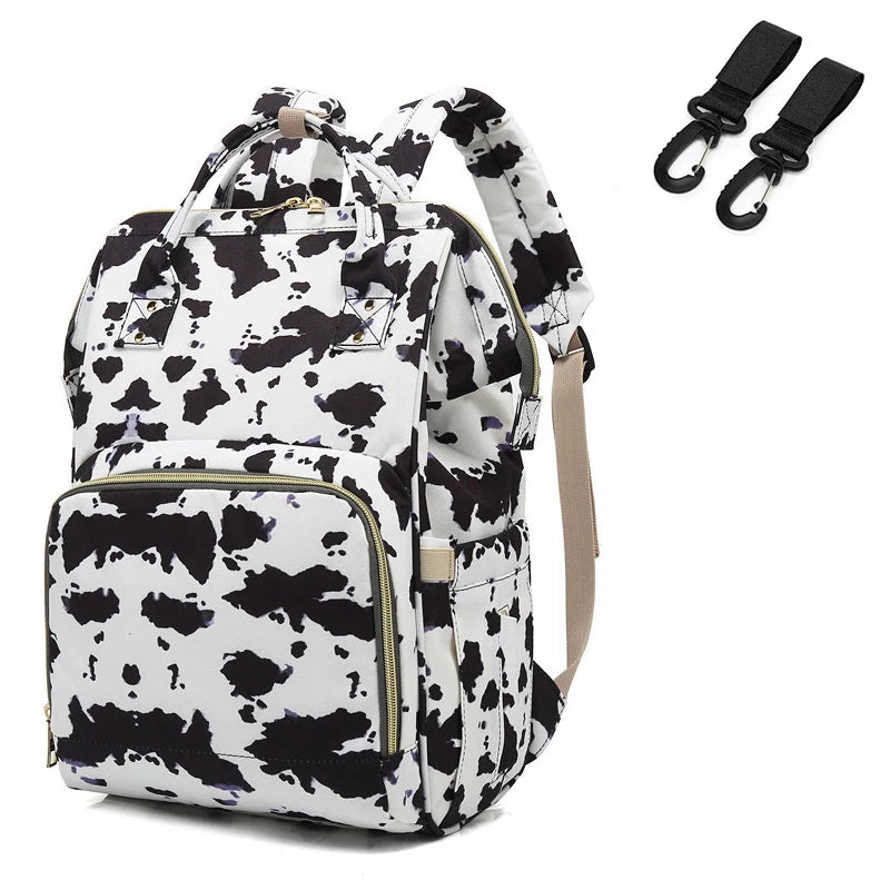 Mauve Mist Diaper Backpack – Nappy Bag with Changing Pad & Stroller Straps