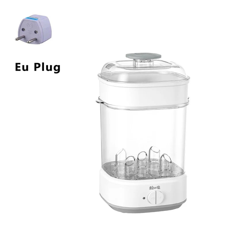 Baby Bottle Sterilizer Easy One Button Control Electric Bottle Sterilizers for Baby Bottles Pacifiers Breast Pump Parts BPA-Free