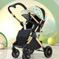 Lightweight baby stroller baby stroller 0 to 3 years Baby stroller with baby comfort Sit and lie multiple child stroller