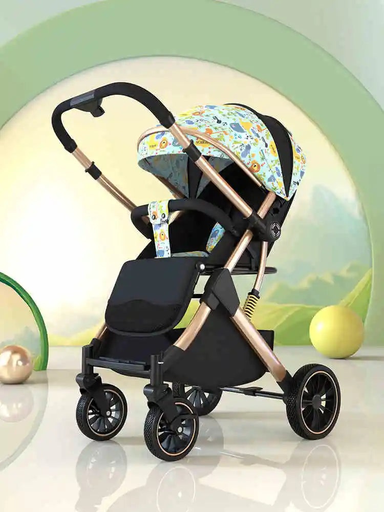 Lightweight baby stroller baby stroller 0 to 3 years Baby stroller with baby comfort Sit and lie multiple child stroller