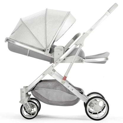 2025 New Style High View Baby Stroller Can Sit or Lie Down, Two-way Lightweight and Foldable Baby Newborn Stroller