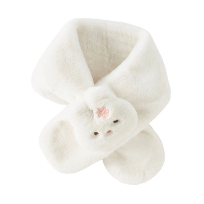 Dave Bella Girls Scarf Winter Baby Plush Thicken Scarves Rabbit Neck Collar Warmer Stuff Children Elegant Neckerchief DB4254345