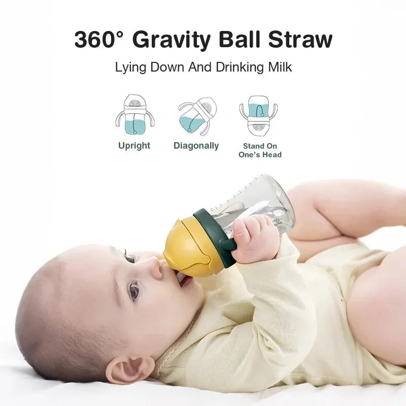 250ml Baby Drinking Cup – Double Handle, Flip Lid, Leakproof Design