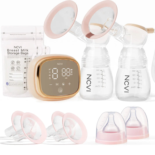 NCVI Double Electric Breast Pump  4 Modes/9 Levels, Upgraded 4400mAh