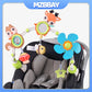 Baby Play Arch Crib Toy Stroller Hanging Toys, 0-12 Month Newborn Bed Winding Toys for Sensory Development Baby Car Seat Toys