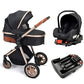 3-in-1 High Landscape Stroller with Car Seat & ISOFIX