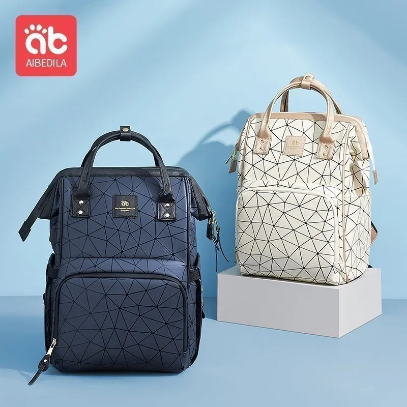 Diaper Backpack – Large Waterproof Mommy Bag with USB