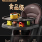 High-end Multifunctional Folding Baby Highchair Stable and Safe with Adjustable Height Household Infant Dining Chair
