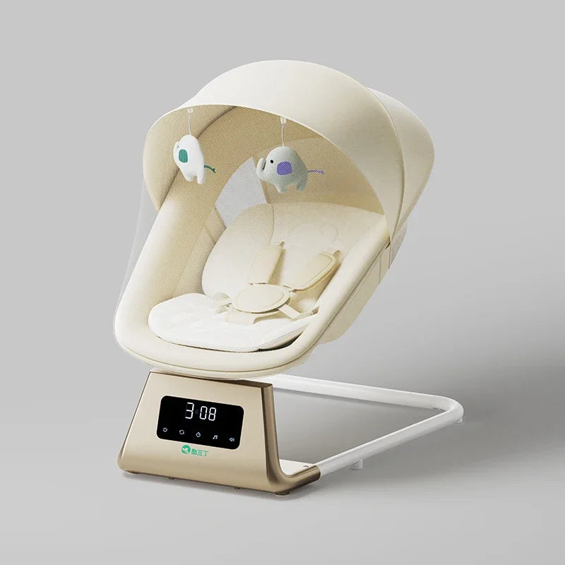 Baby electric rocking chair coaxing sleeping artifact coaxing baby soothing newborn recliner cradle