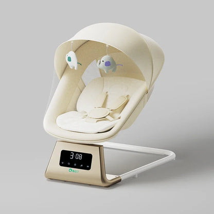Baby electric rocking chair coaxing sleeping artifact coaxing baby soothing newborn recliner cradle