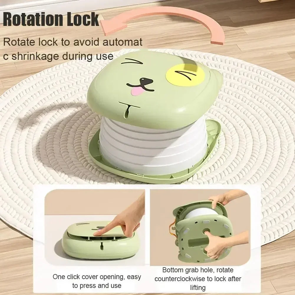 Foldable Travel Potty – Portable Baby Toilet with Waste Bags & Gifts