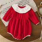 2025 New Autumn Children Clothes Infant Baby Girls Long Sleeved Splicing Knitted Jumpsuit Newborn Baby Knitted Bodysuits+Hat