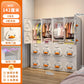 2025 Kids Wardrobe: Stainless Steel Storage Cabinet, Double Door Design Eco-Friendly & Child-Safe Easy Assembly Home Nursery