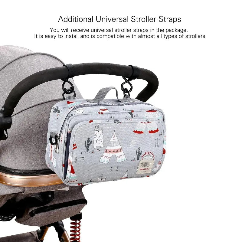 Multifunctional Diaper Backpack – Stroller-Friendly