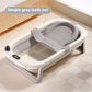 Intelligent warm baby bathtub lengthened and widened baby bathtub home foldable bathtub can sit and lie on baby bathtub