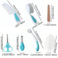 7 sets of baby care brushes, baby nail clippers, sharpening brushes, combs, scissors, and brush combination sets