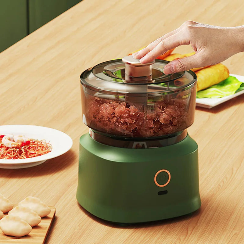 Multifunctional Cooking Machine Steel Kitchen Slicer Food Chopper Vegetable Cutter Usb Slicer Mixer Baby Mini Food Chopper