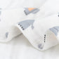 Size 110*110CM 1PC 6 Layers Muslin Cotton Fiber Muslin Baby Swaddles Soft Newborn Wrap Multifunction Infant Blankets Bath Towel