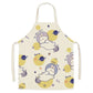 Cute little dinosaur bear rabbit pattern apron home linen children's cleaning apron kitchen cooking baking bib
