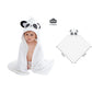 MICHLEY Lion Bamboo Baby Bath Towel Hooded Newborn Cute Cartoon Toddler Infant Bathrobe Shower Unisex For Kids Girls Boys 0-5T