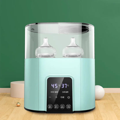 8-in-1 Multi function Baby Bottle Warmer Heater Sterilizer Fast Milk Warmer with Timer Breast Milk or Formula Fits 2 Bottles