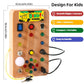 Children's Montessori LED light busy board simulation switch power board light button intelligence early education learning toys