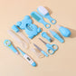Baby Care Package Baby Shampoo Brush Bath Water Temperature Gauge Nail Clippers Thermometer 13 Piece Gift Set Nursing Set