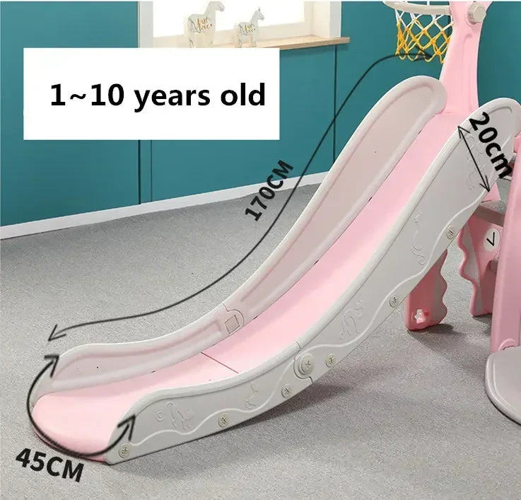 4-in-1 Baby Slide & Swing Playset