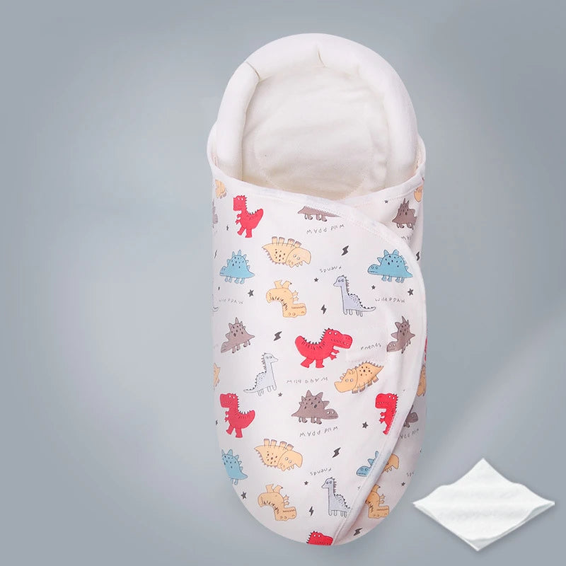 Ensemble lange pour nouveau-né avec bonnet ajustable, couverture douce et chaude anti-coups de pied, convient aux bébés de 0 à 3 mois.