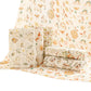Cotton Gauze Baby Bath Towel 6 Layer Baby Blankets Super Soft Seersucker Yarn Absorbent Cartoon Printing Swaddle Blanket Bedding
