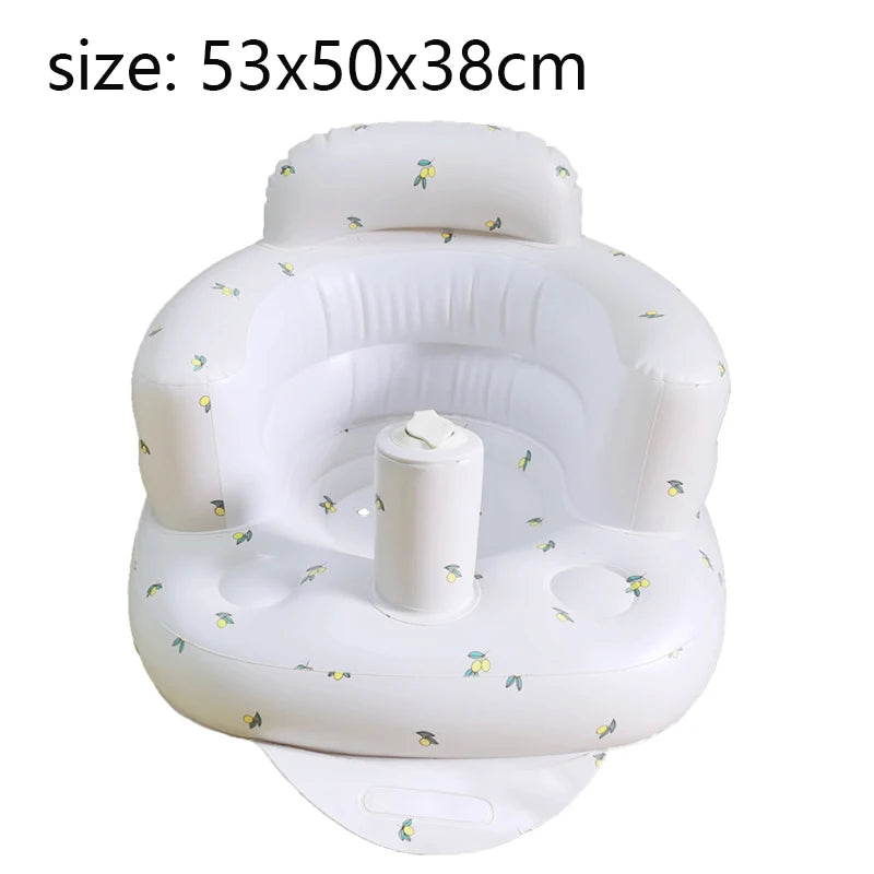 Inflatable Baby Seat – Built-in Air Pump, Learn-to-Sit Floor Chair