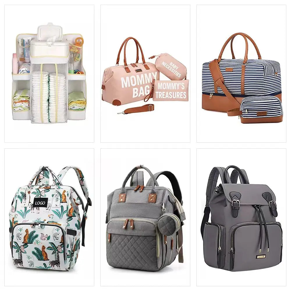 Fashion Mommy Bag with Foldable Baby Bed