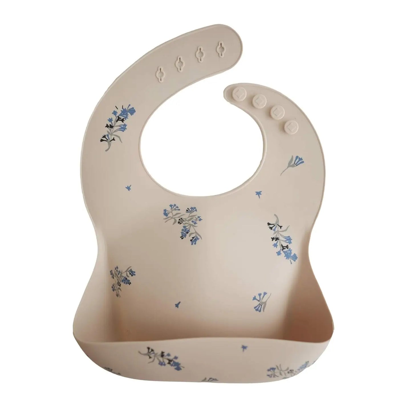 New Hot Adjustable Fit Waterproof Silicone Baby Bib with Crumb Catcher Pocket Easy To Clean and Comfortable To Wear