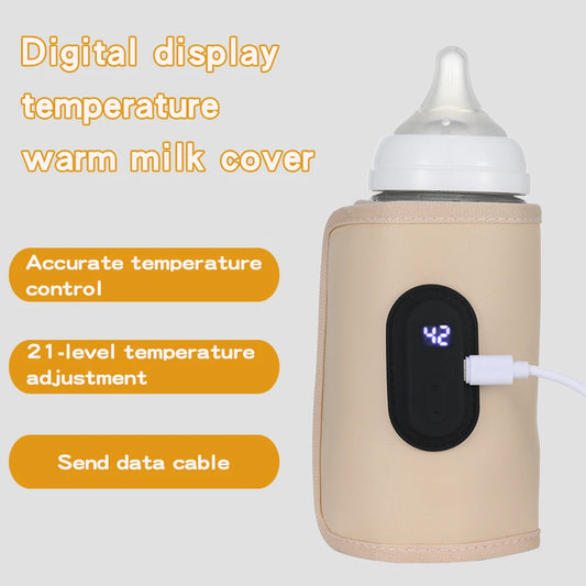 Universal Baby Bottle Warmer Water Formula Milk Warmer Baby Bag USB Nursing Bottle Heater Portable Thermal Bag for Travel