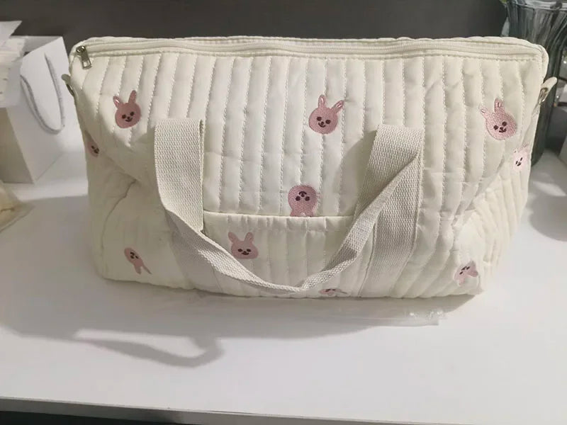 Embroidered Mommy Bag – Large-Capacity, Lightweight & Multi-Functional