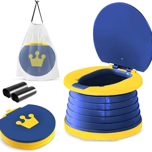2-in-1 Folding Travel Potty – Portable Toilet Seat for Kids & Camping
