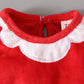 Baby's Christmas Party Santa Claus Outfits, Long Sleeve Romper Hat Set For Spring, Autumn And Winter Indoor And Outdoor Wear