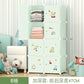 Kids Plastic Closet Storage Clothes Organizer Shelf Modern Minimalist Bedroom Baby Wardrobe Cheap Small Muebles Home Furniture