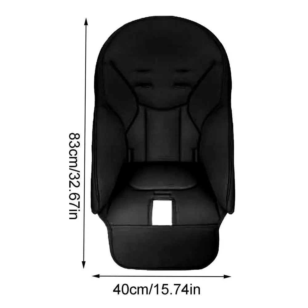 Baby Hight Chair Cushion For Peg Perego Siesta Zero3 Baoneo Kosmic Jane PU Leather Seat Cover With Padding Comfortable For Kids