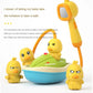 Children Showerhead Shower Toy Little Yellow Duck Electric Rotating Showerhead Water Spray Baby Shower Toy Boys Girls Bath Toys