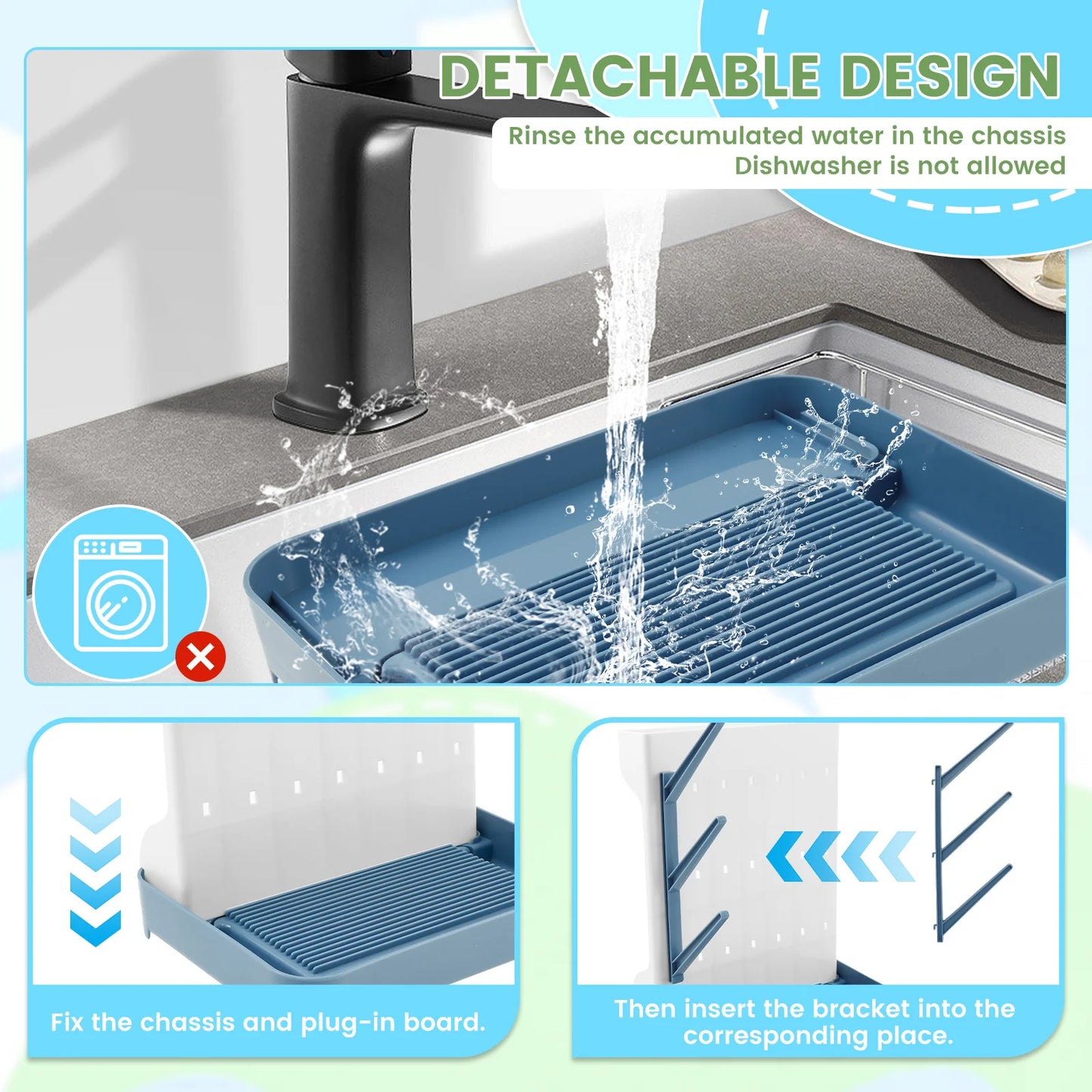 Baby Bottle Drying Rack Vertical Bottle Dryer Rack Holder Organizer Space Saving Standing Drying Rack for Baby Bottles and Cup