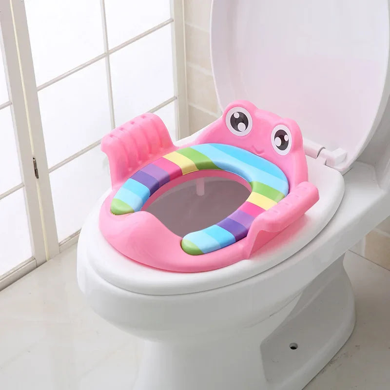 Baby Potty Training Seat – Adjustable Toilet Chair with Step Stool & Cute Design