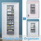Six-Layer Zipper Combination Door Back Storage Hanging Baby Bed Underwear Storage Bag Non-Woven Fabric Storage Organizer