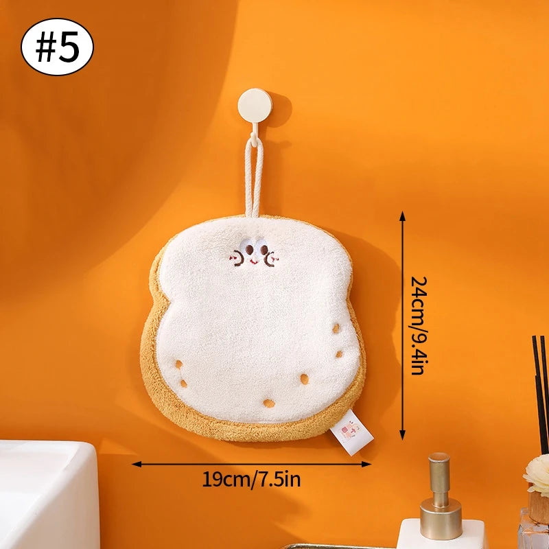 Hand Towels Wet Wipes Towel Bread Cheese Hanging Towel Bathing Towel Kitchen Handkerchief Absorbent Wipe Cloth toallas de mano