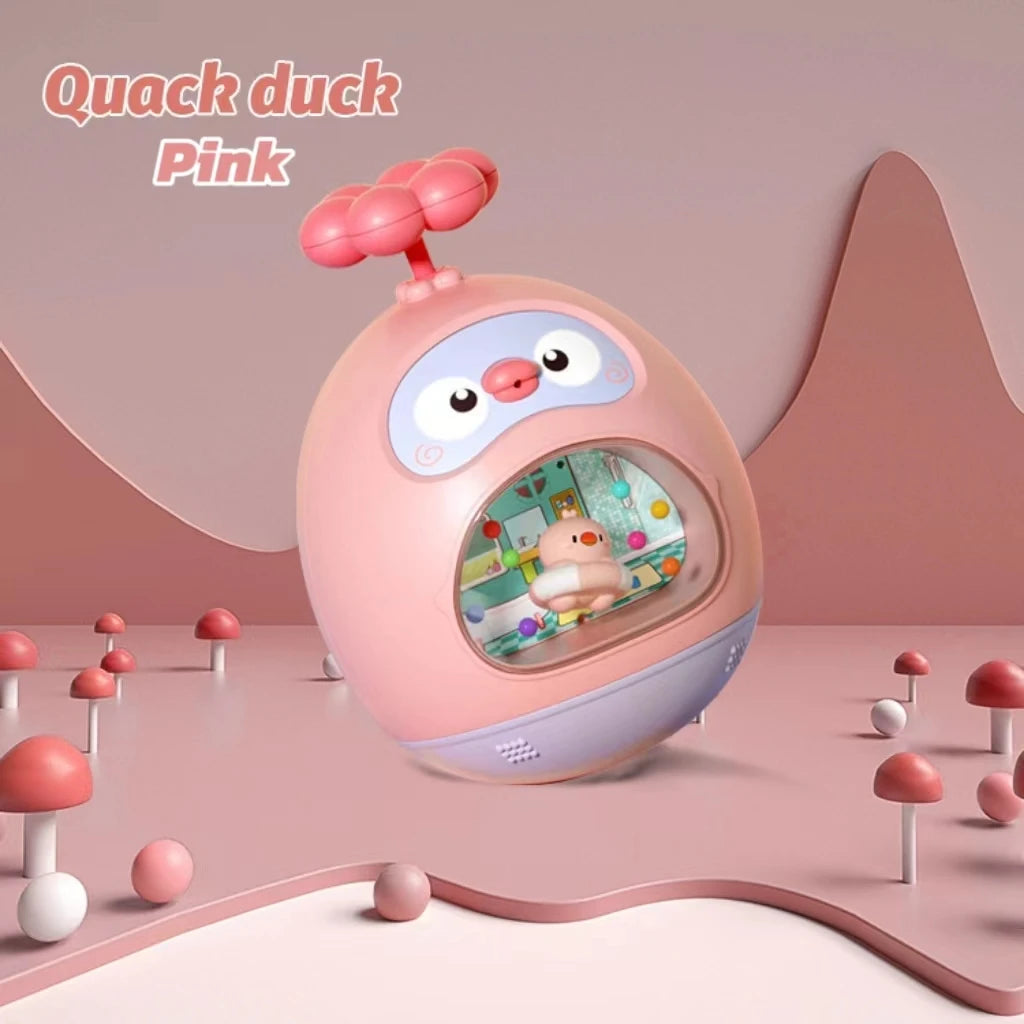 Cute Water Tumbler Bath Toy – Baby Pool & Bathtub Spray Fun